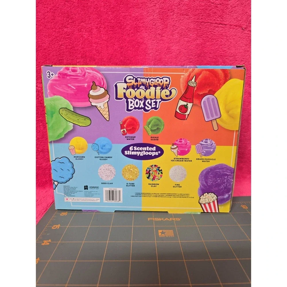 Horizon Group USA Slimygloop Foodie Box Set Ages 3+ NIBS Scented Slime Add Ins